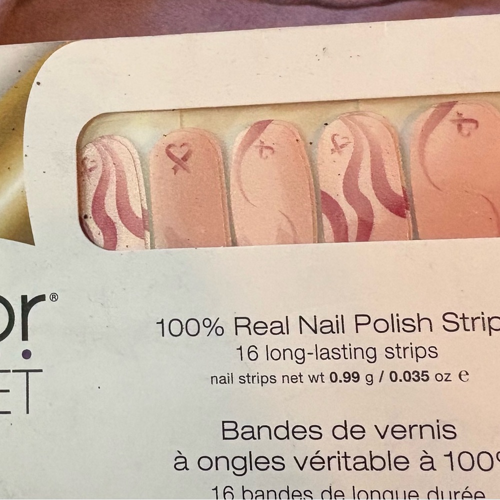Color Street Every Heartbeat Nail Strips - Pink and Purple